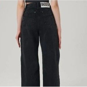 NWT The Ragged Priest Women Jeans Trip Long Skater Jean Charcoal 28/6 NonStrech